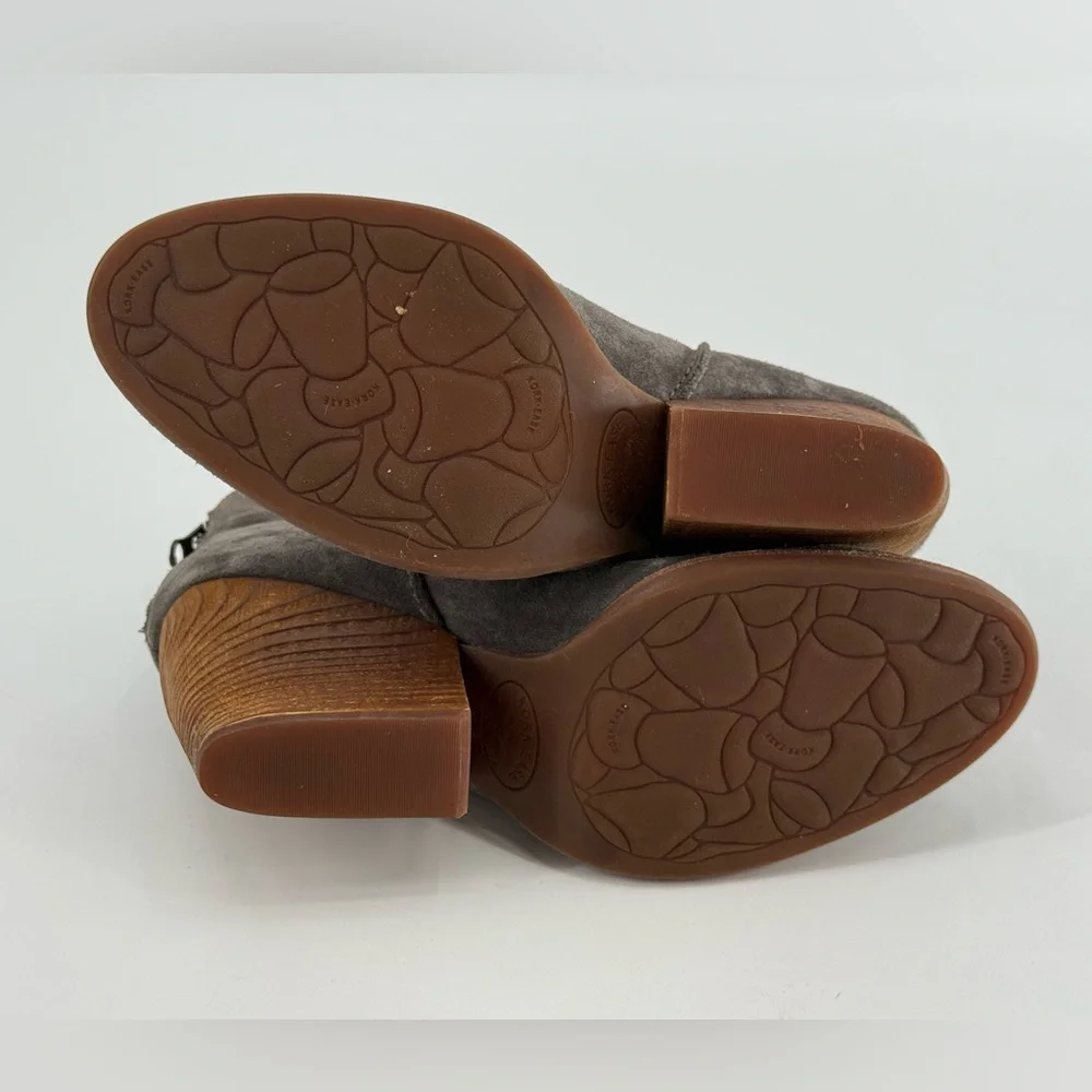 Kork-Ease Lapra Western‎ Bootie Gray Suede 7.5